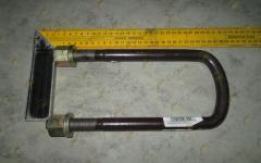 Стремянка рессоры передней HOWO A7 с гайками l=260, d=20